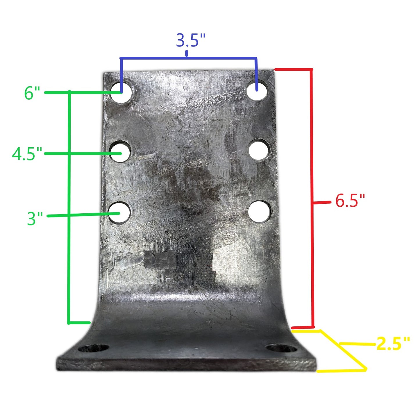 EZ Loader 6.5" L Style Bunk / Roller Bracket 250-014428-10