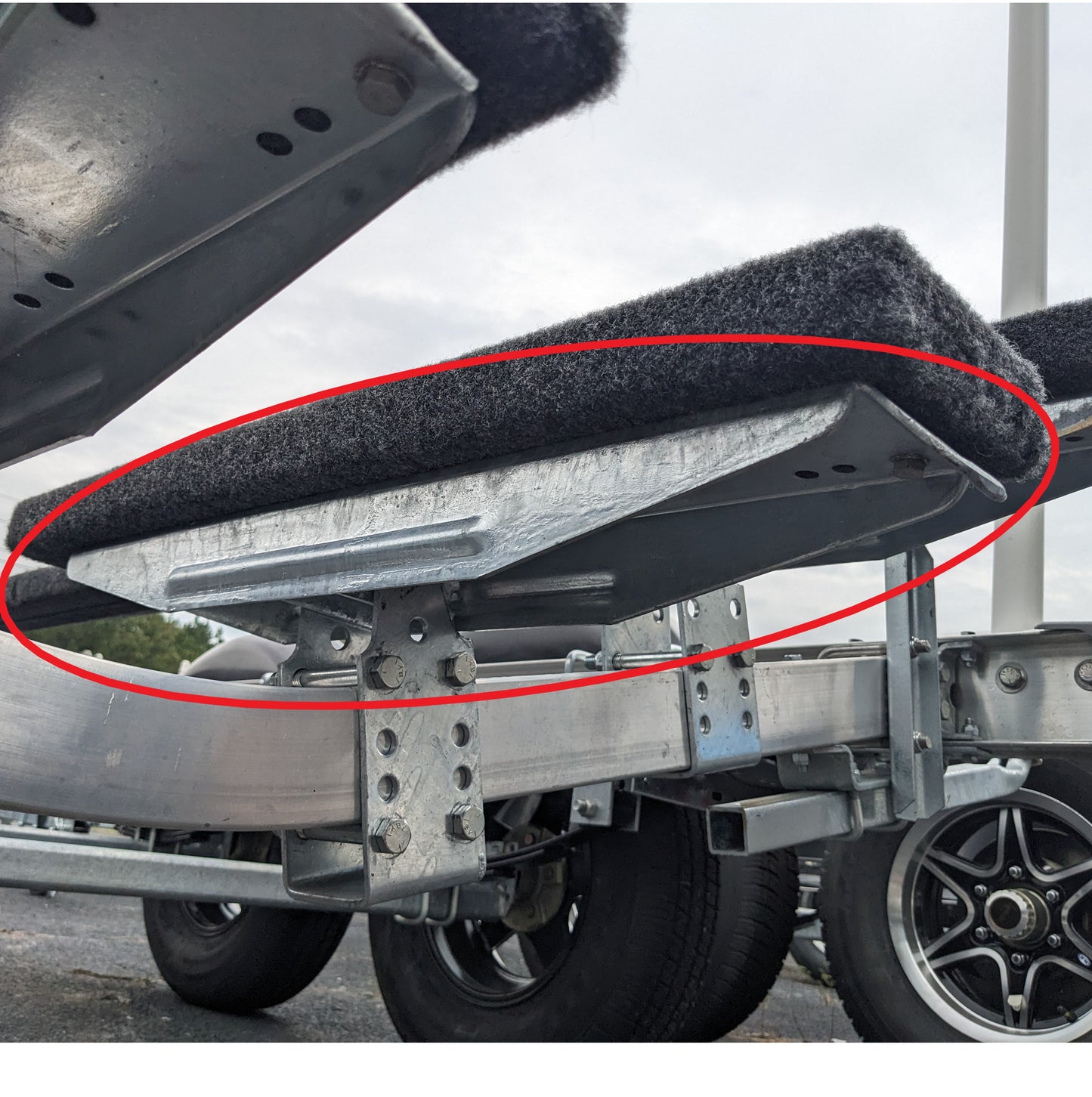 EZ Loader 38" Bunk or Roller Mounting Tray Bracket 250-022046-10