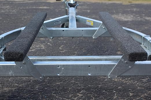 EZ Loader Light Duty Trailer Bunk Mounting Bracket. Jet Ski, Jon Boat, Wave Runner, PWC, Pork Chop Mounting Strap 250-024175-10.