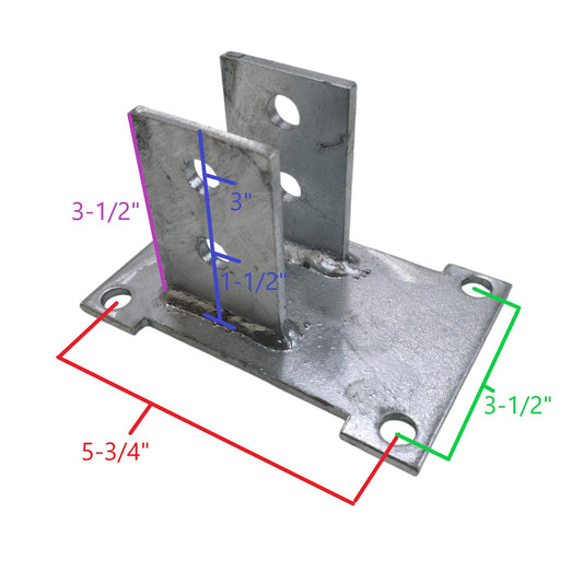 EZ Loader Spring Hanger Bracket for Aluminum Trailer 250-024935-10