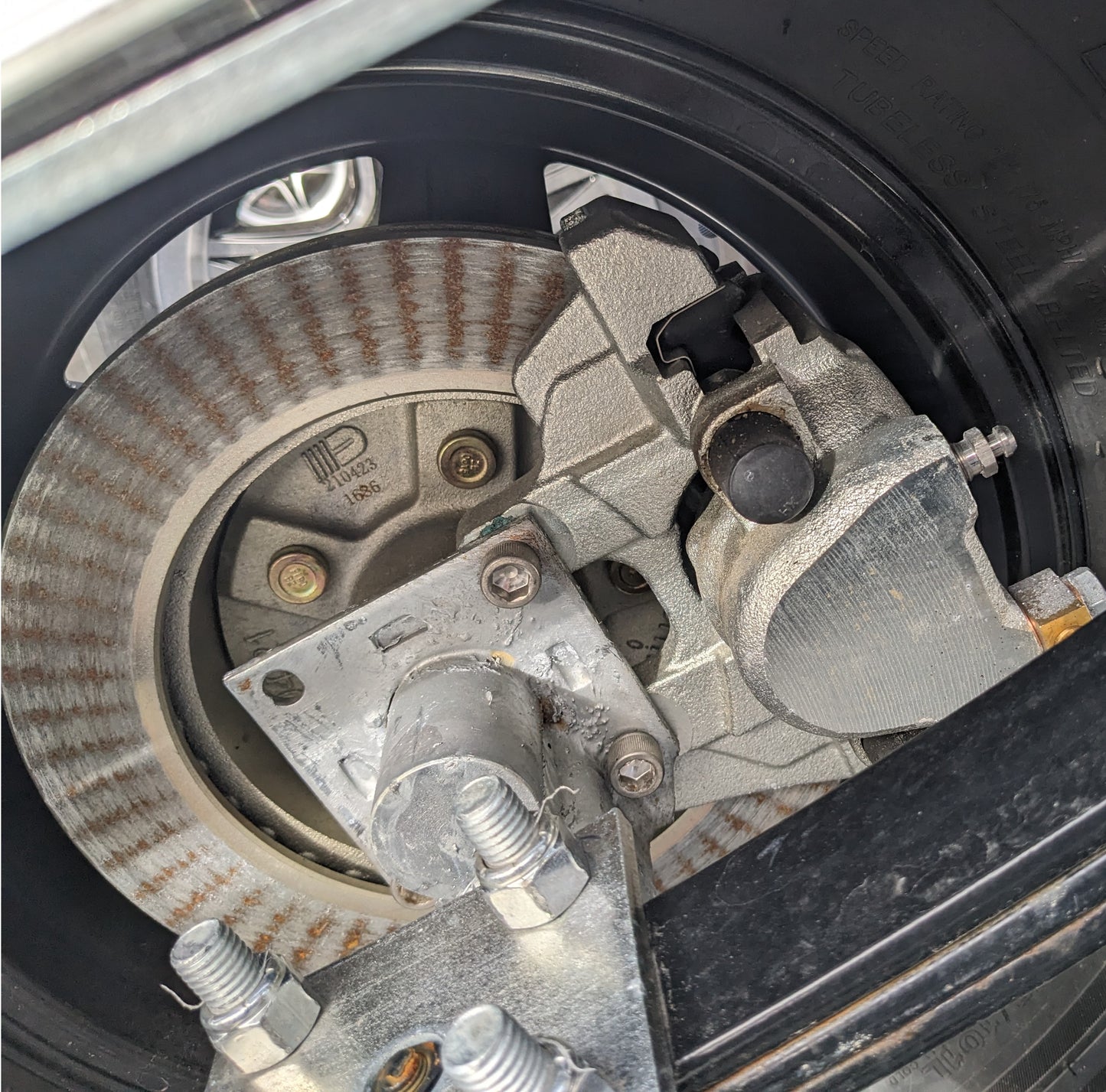EZ Loader Boat Trailer 10" Vented Disc Brake Rotor for 5 Lug Hub 250-034108