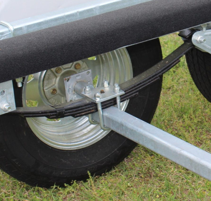 EZ Loader Trailer Leaf Spring to Axle U-Bolt and Tie Plate Kit for 2x2'' Axle 300-015975