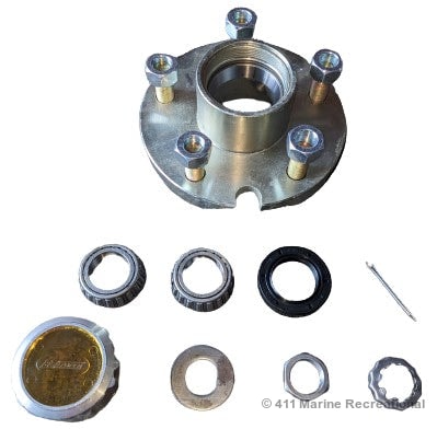 EZ Loader 5 Lug BT150A Oil Bath Hub Kit for 1-1/16 Straight Spindle 300-029533