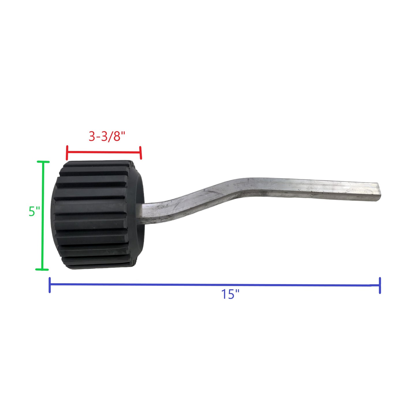 EZ Loader Roller on 15" Bent Arm 300-011724