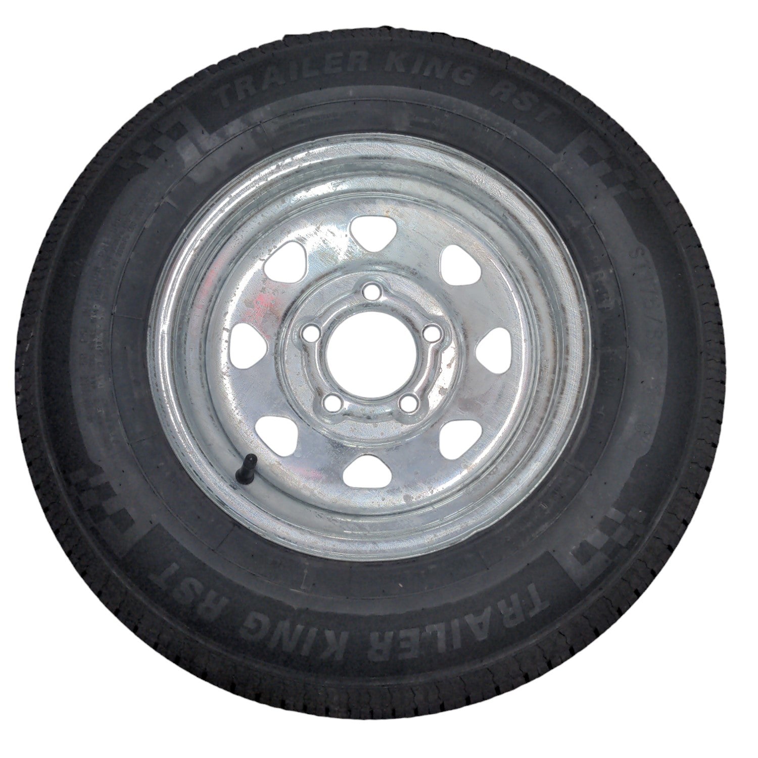 T&W ST175/80R 13C 5L Radial on Galvanized Rim PA3155