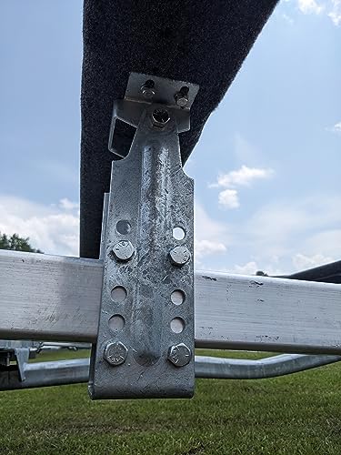 EZ Loader Trailer Parts Tall 12" Crossmember Upright Support U Bunk / Roller Bracket 250-021787-10