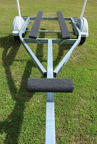 EZ Loader Boat Trailer Adjustable Keel Bunk for Skiffs, Jon Boats, and Flat Bottom Boats. 300-017267-10-BK
