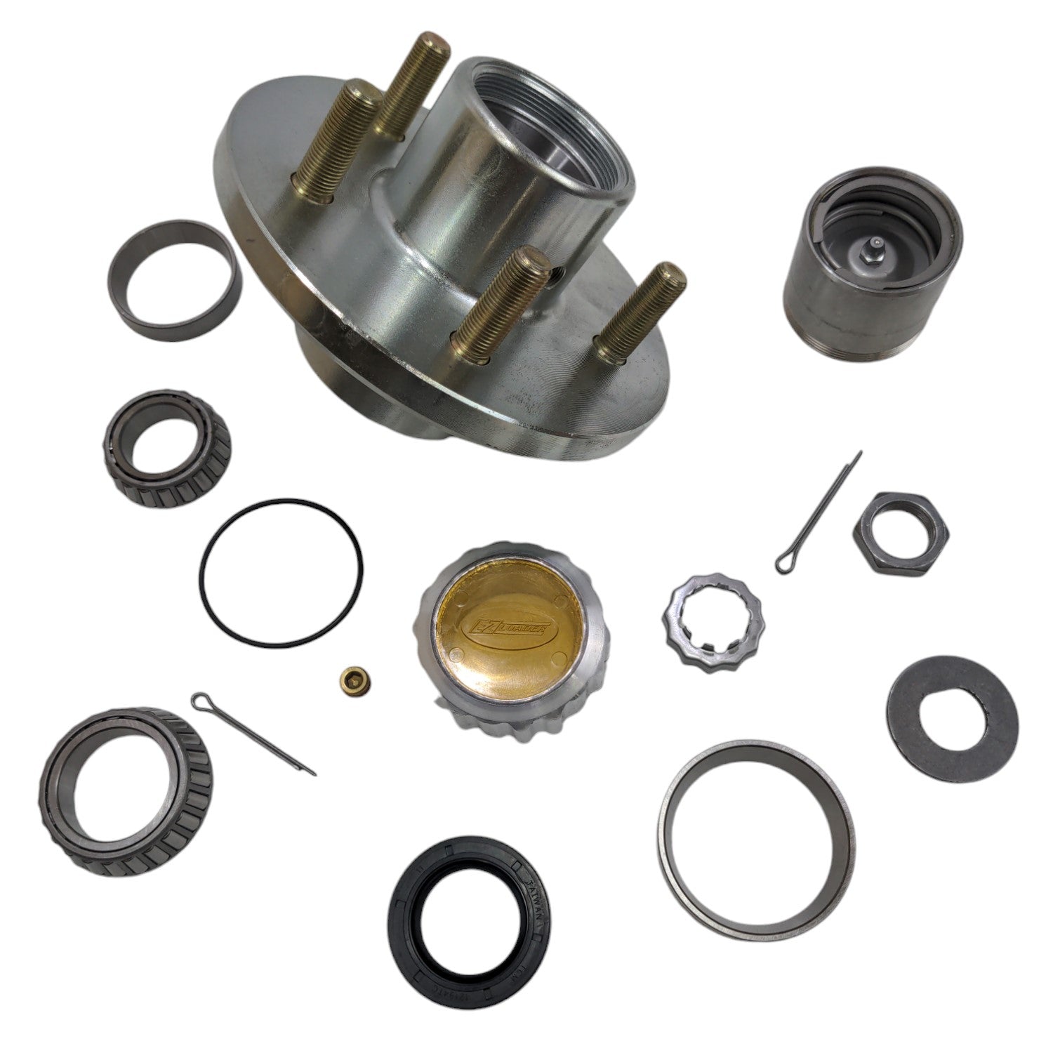 EZ Loader Boat Trailer Hubs, Bearings, Seals, and Caps