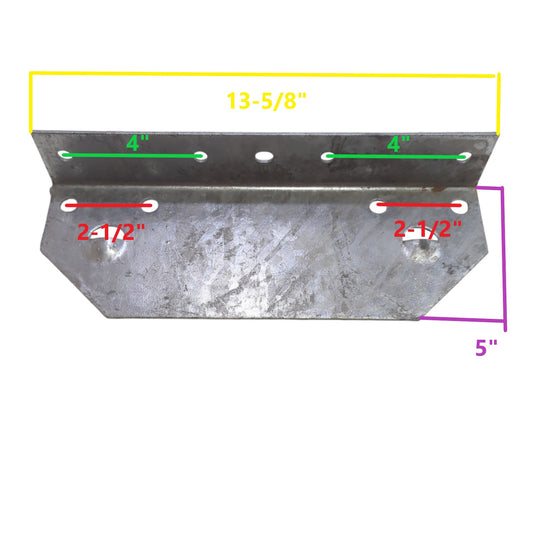 EZ Loader Step Bracket 14" Tire Fender Bracket for 2" Frame 250-023722-10