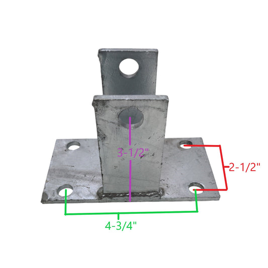 EZ Loader Equalizer Shackle Hanger Bracket for 2" Frame 250-023757-10