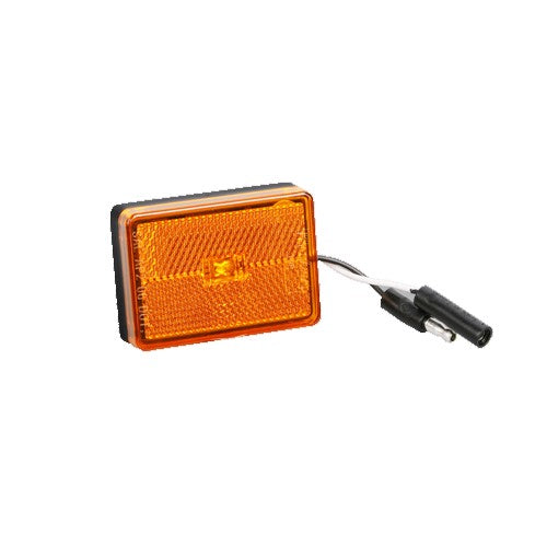 EZ Loader Amber LED Trailer Tongue Rectangle Waterproof Side Marker Light  250-032135