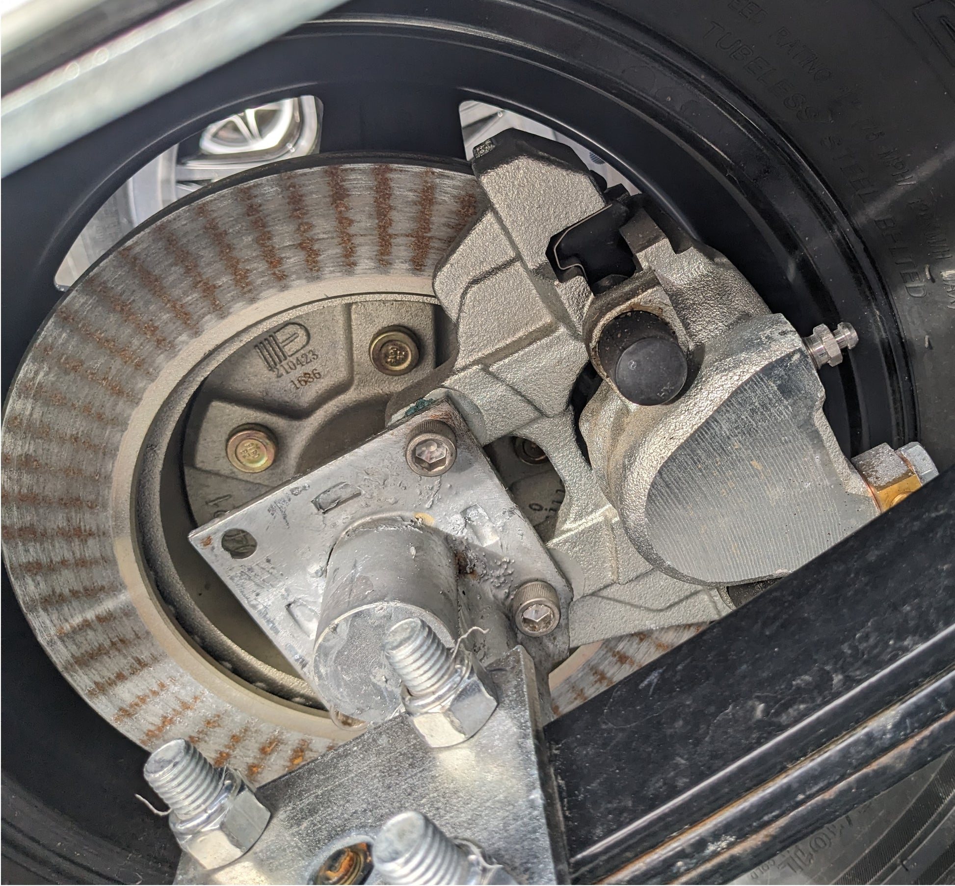 EZ Loader Brake Caliper with Pads and Bracket for 10