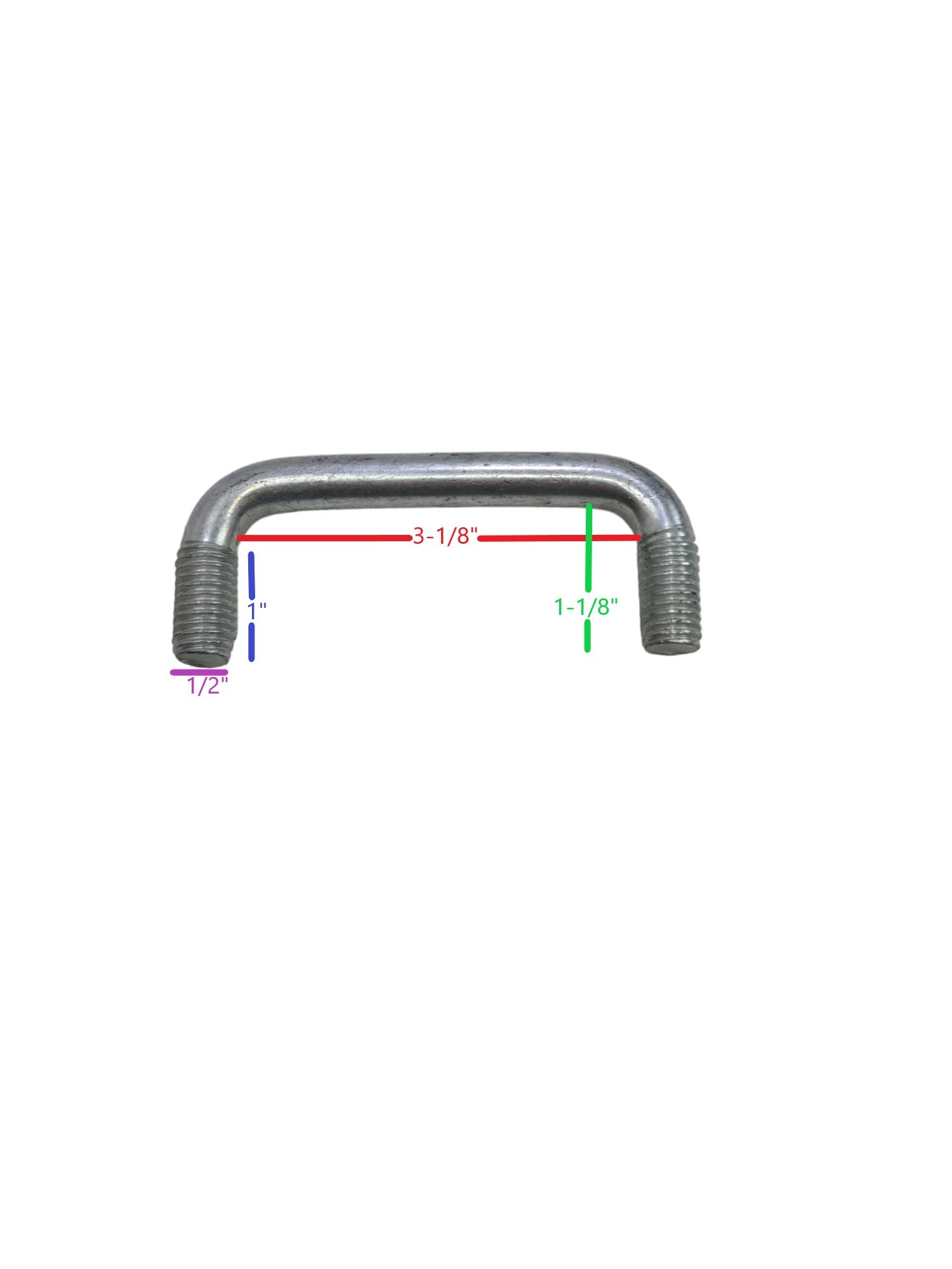 EZ Loader U-Bolt 1/2