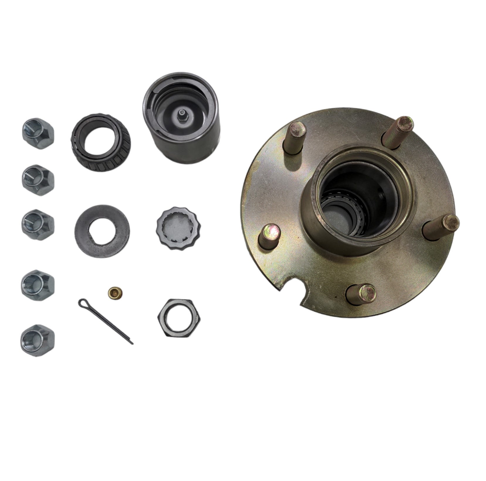 5 factory lug wheel hub w/bearings