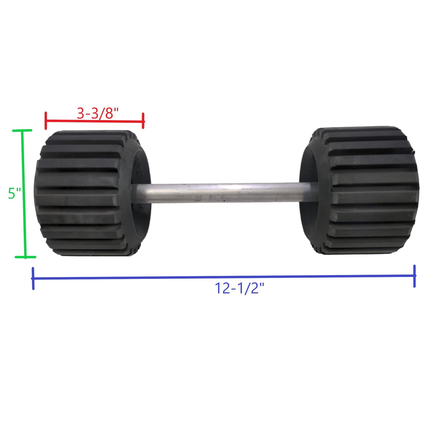 EZ Loader 12.5" Straight Arm w/ 2 Wobble Rollers 300-021944