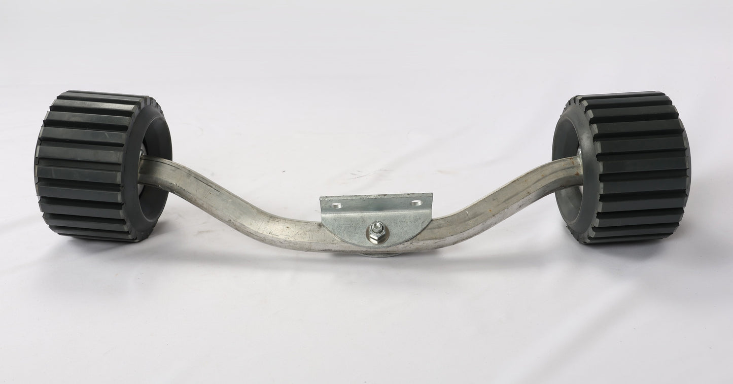 EZ Loader 20"Bent Arm 2 Wobble Roller w/Mount Kit Galvanized Boat Trailer 300-022214