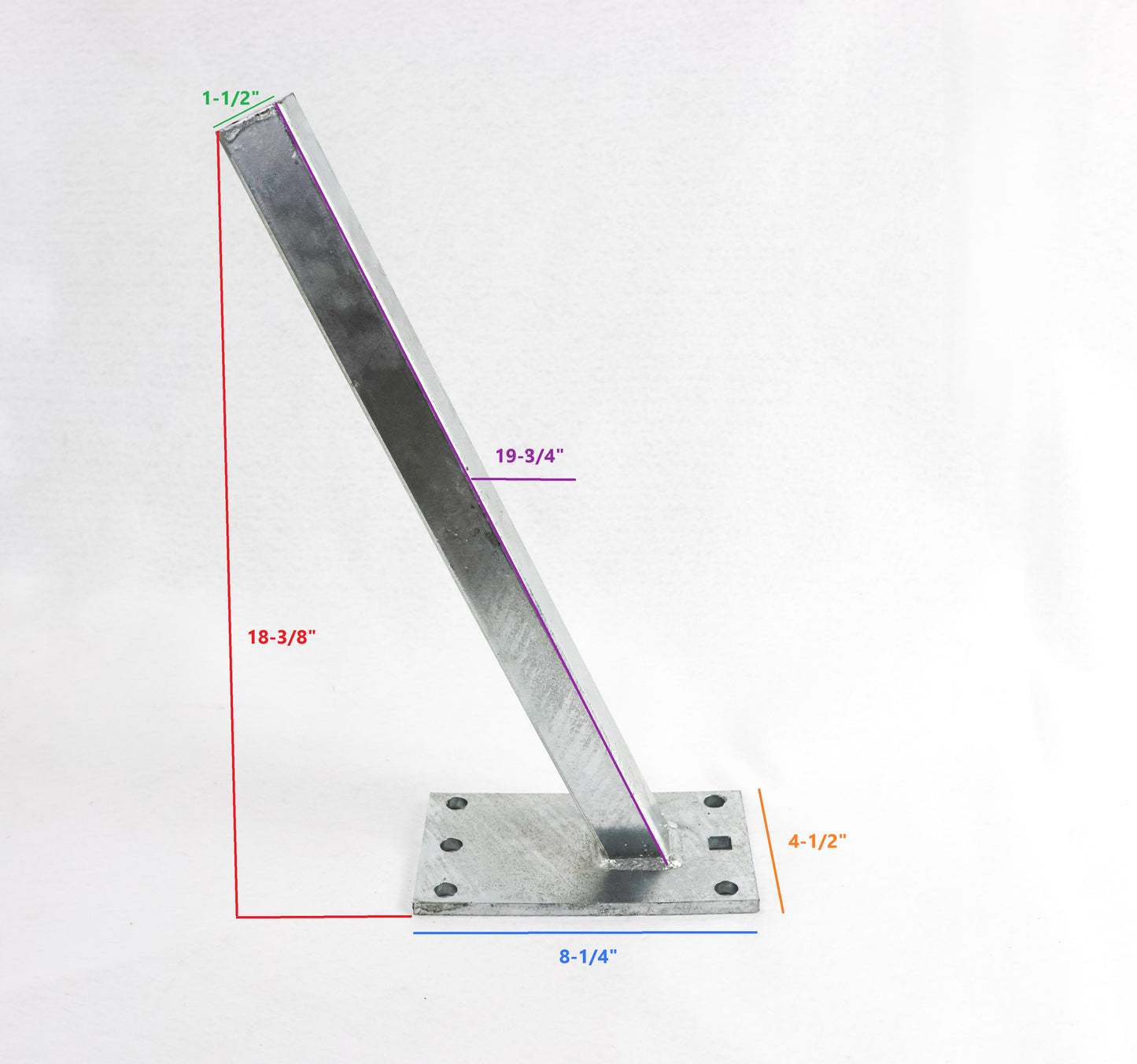 EZ Loader 1-1/2" x 1-1/2" Winch Stand Post 250-023910-10