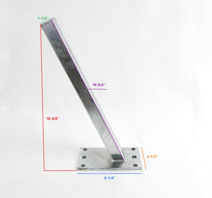 EZ Loader 1-1/2" x 1-1/2" Winch Stand Post 250-023910-10