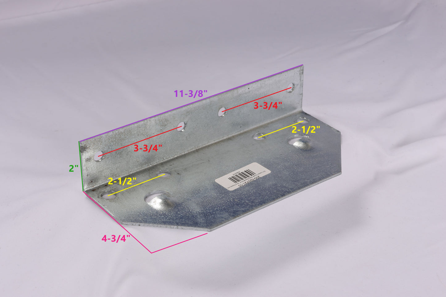 EZ Loader Fender Step Bracket for 2" Wide Frame and 13" Composite Fender 250-023721-10