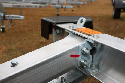 EZ Loader Crossmember Hanger Mounting Bracket LF/RR 250-028387-10