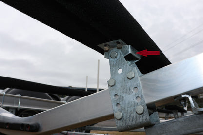 EZ Loader Bunk Mounting Bracket Top Hat Style 250-022387-10