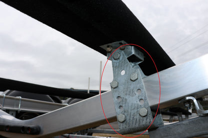 EZ Loader Trailer Parts Short 9" Upright Support Bunk or Roller Bracket   250-021786-10