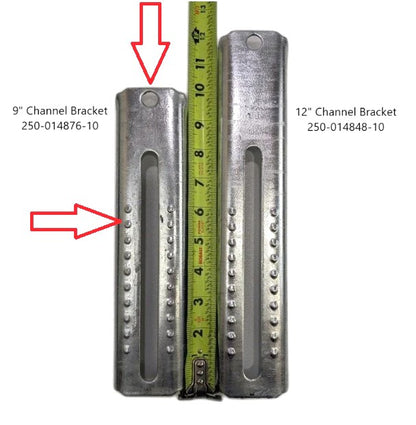 EZ Loader 9" Adjustable Upright Channel Bunk Bracket 250-014876-10