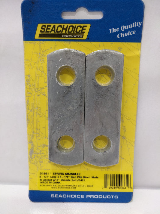 SeaChoice Spring Shackles 2-1/4 x 1-1/4" 54861