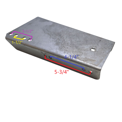 EZ Loader Step / Fender Mounting Bracket RF/LR 7" Tapered 250-032140-10