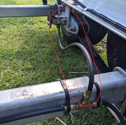 EZ Loader 24" Hydraulic Brake Line w/ Male and Female Fitting 250-010140